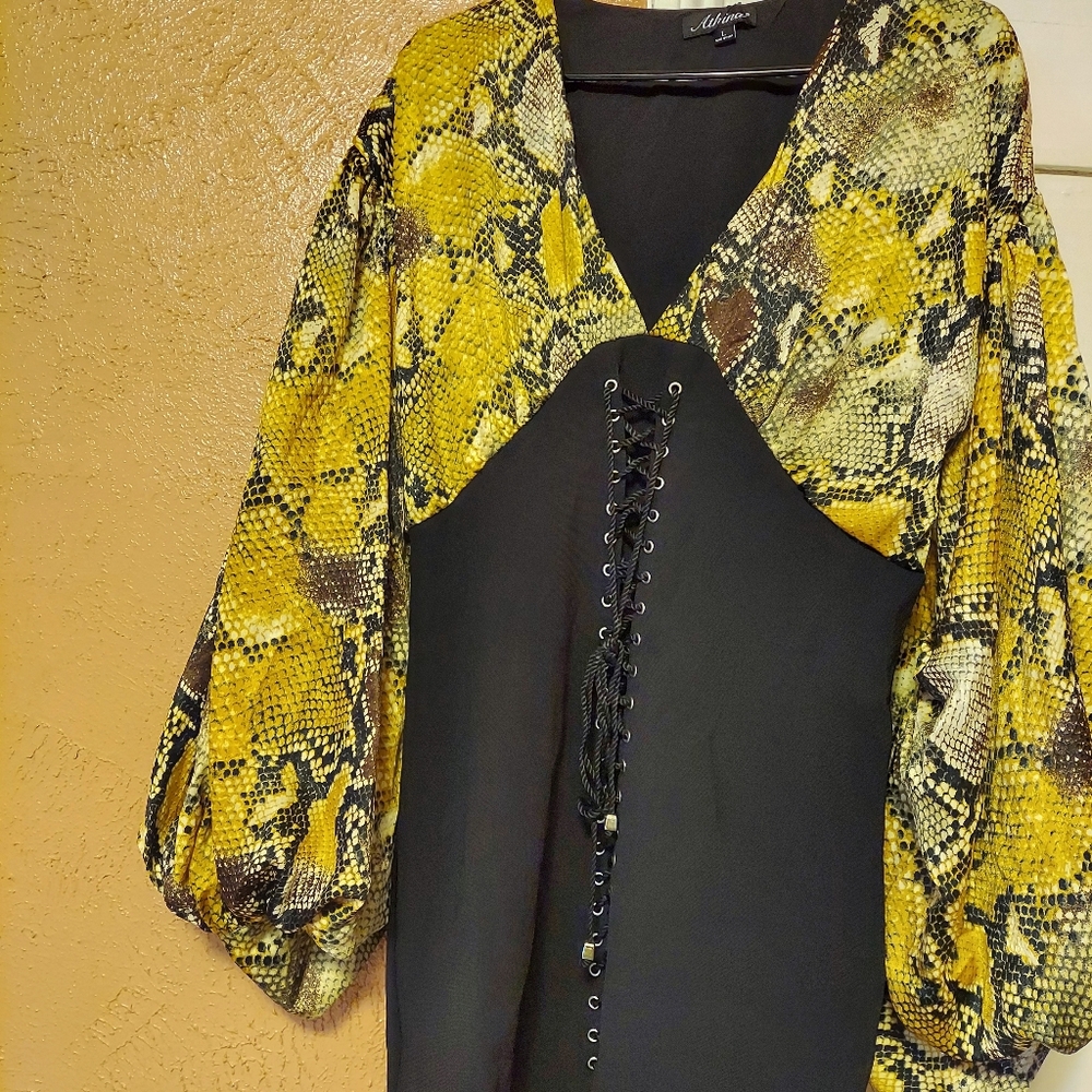 A short cocktail dress.